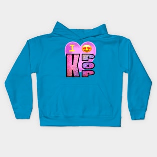 I LOVE K-POP Kids Hoodie